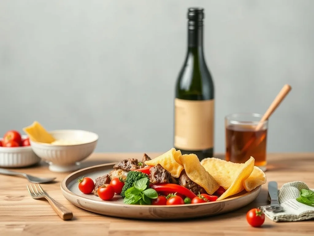 Cuisine Cuisinella usée dans une ferme, casseroles sur la gazinière, plans de travail rayés