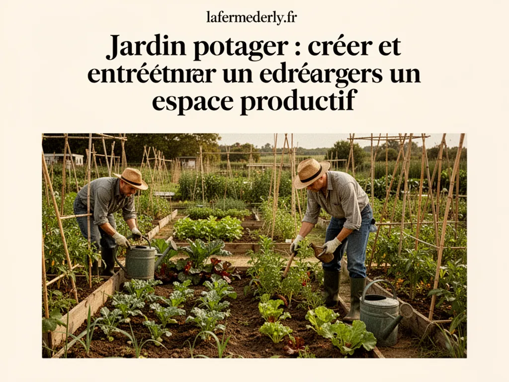 Jardin potager : créer et entretenir un espace productif