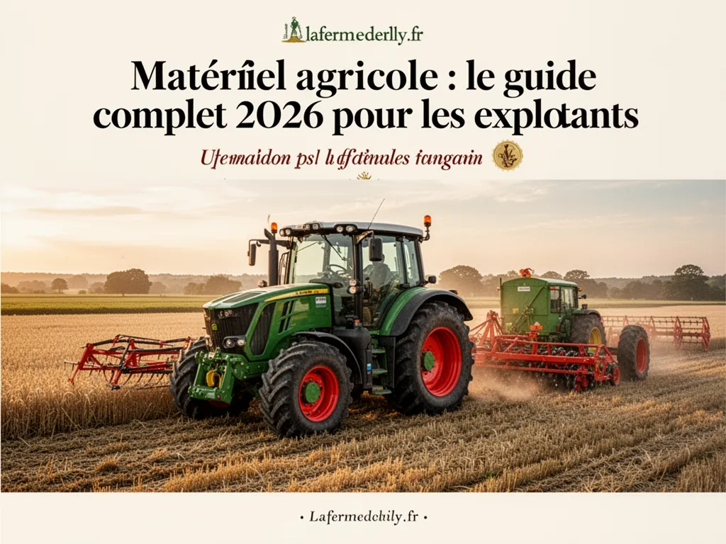 Matériel agricole : le guide complet 2026 pour les exploitants