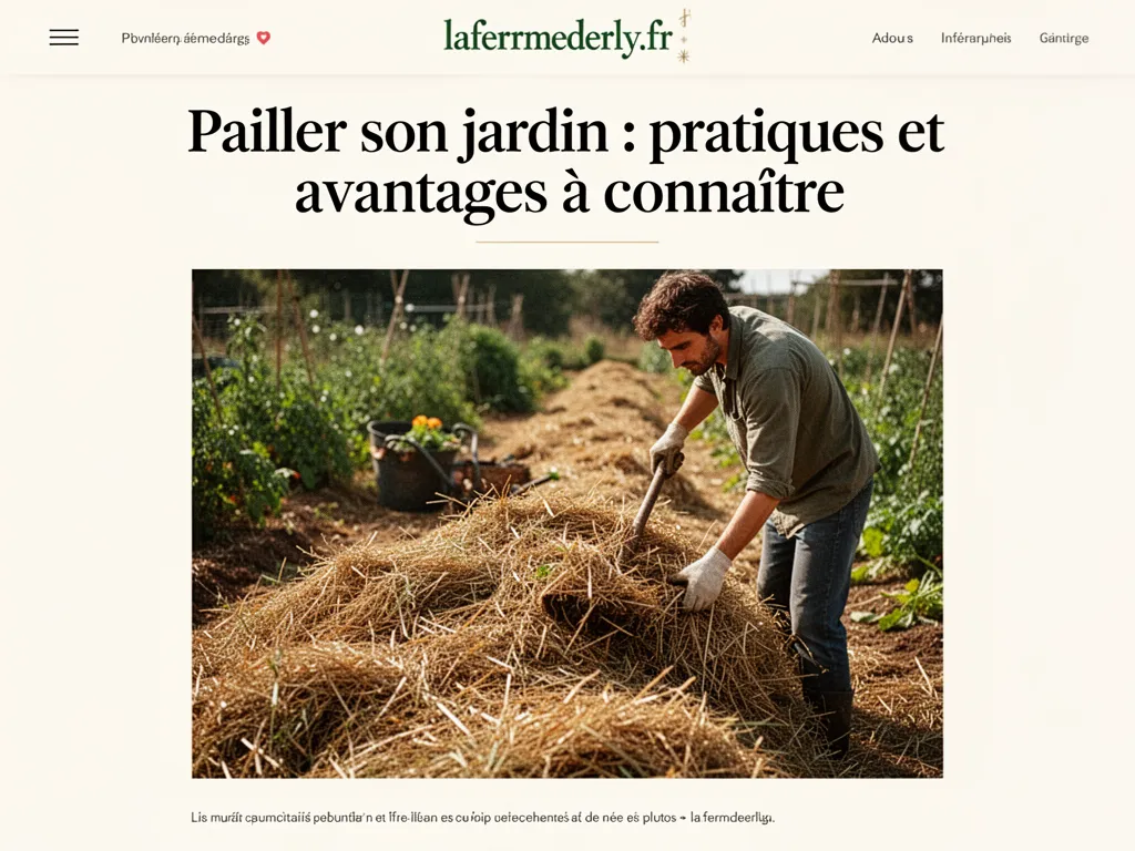 Pailler son jardin : pratiques et avantages à connaître