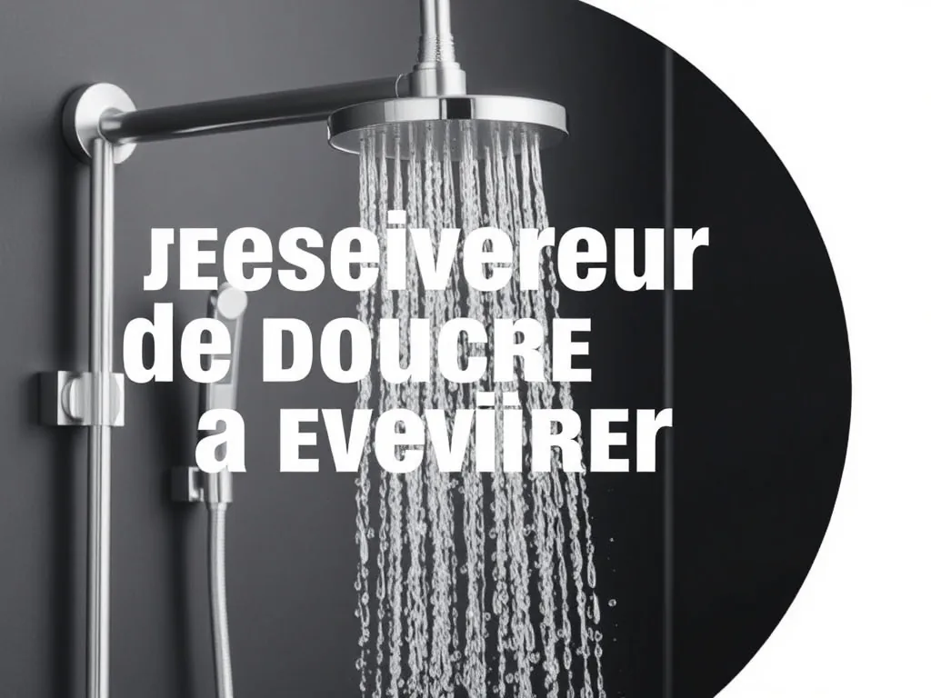 Receveur de douche fissuré s'affaissant sous le poids de bottes de ferme