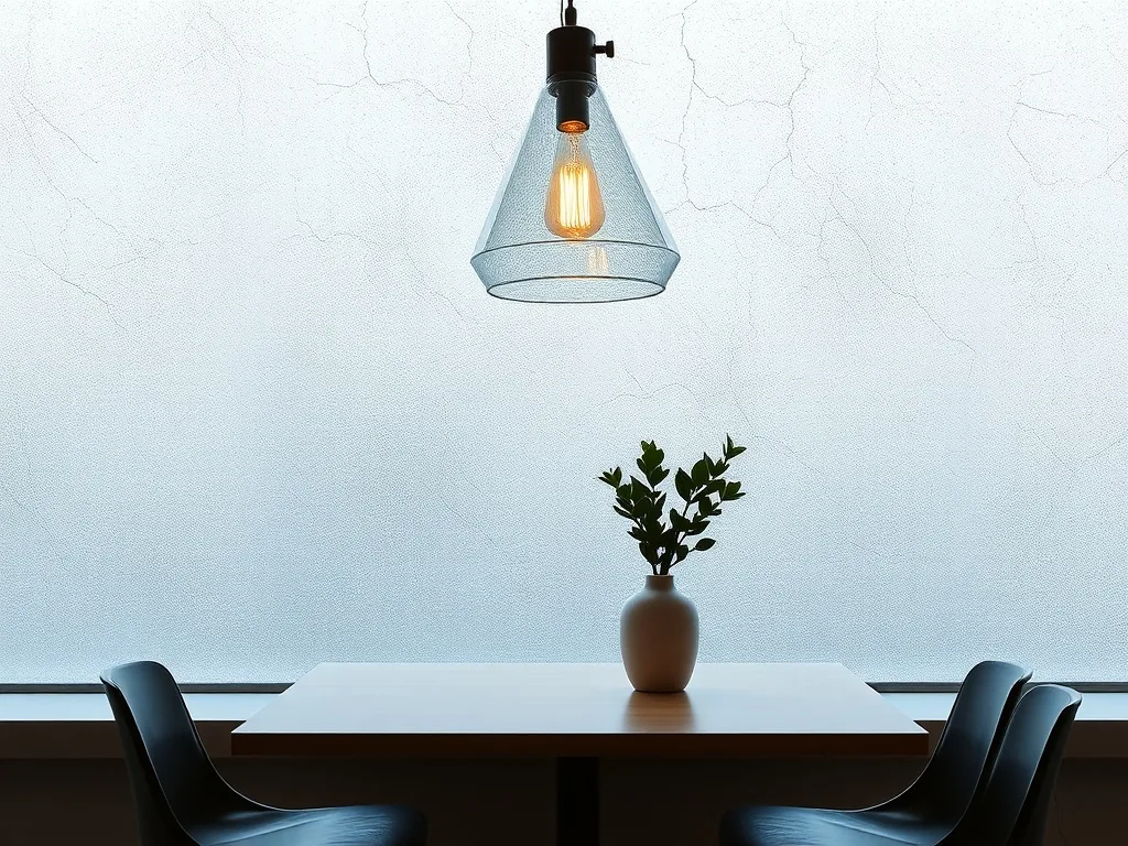 Toile de verre lisse appliquée sur le mur d'un bureau de ferme, avec spatule et rouleau