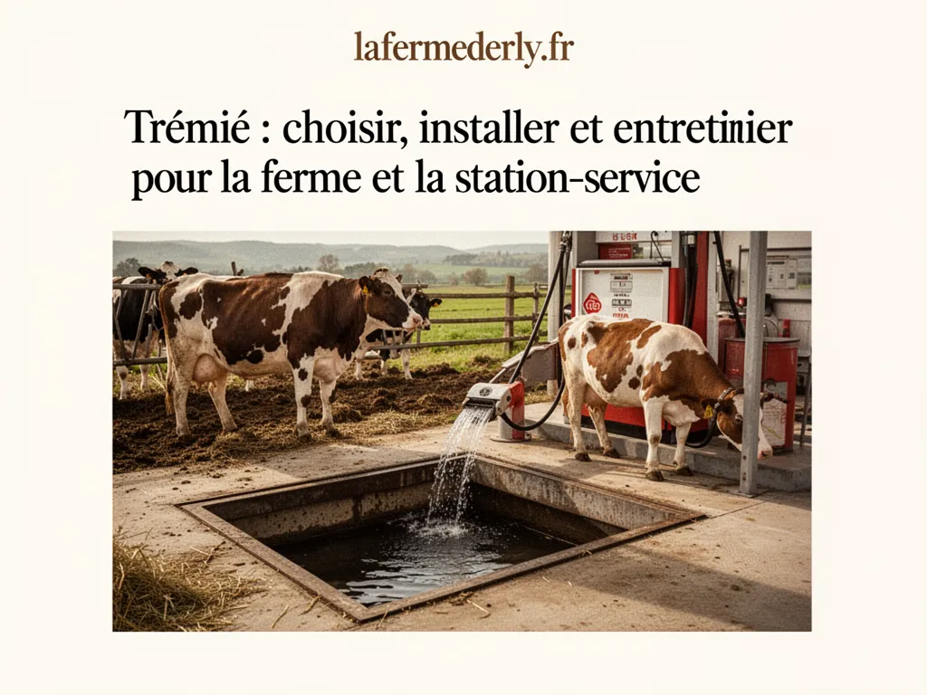 Trémie : choisir, installer et entretenir pour la ferme et la station-service